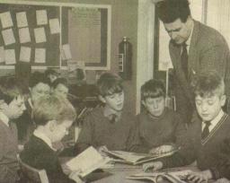 Teacher and pupils 1967