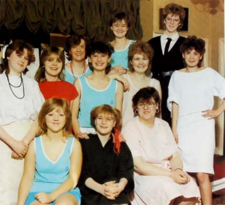 Corah's staff YTS girls 1985